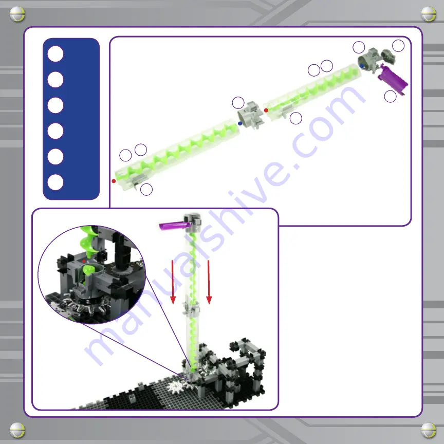 Techno Gears Marble Mania Mega Instruction Manual Download Page 17