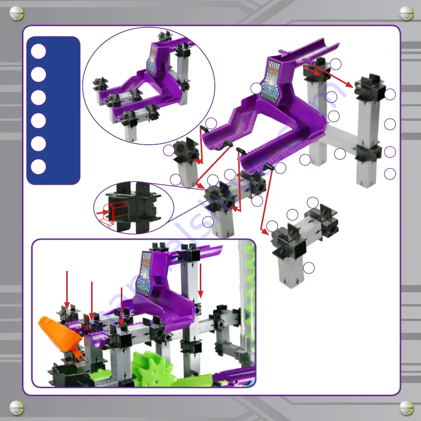 Techno Gears Marble Mania Mega Instruction Manual Download Page 39