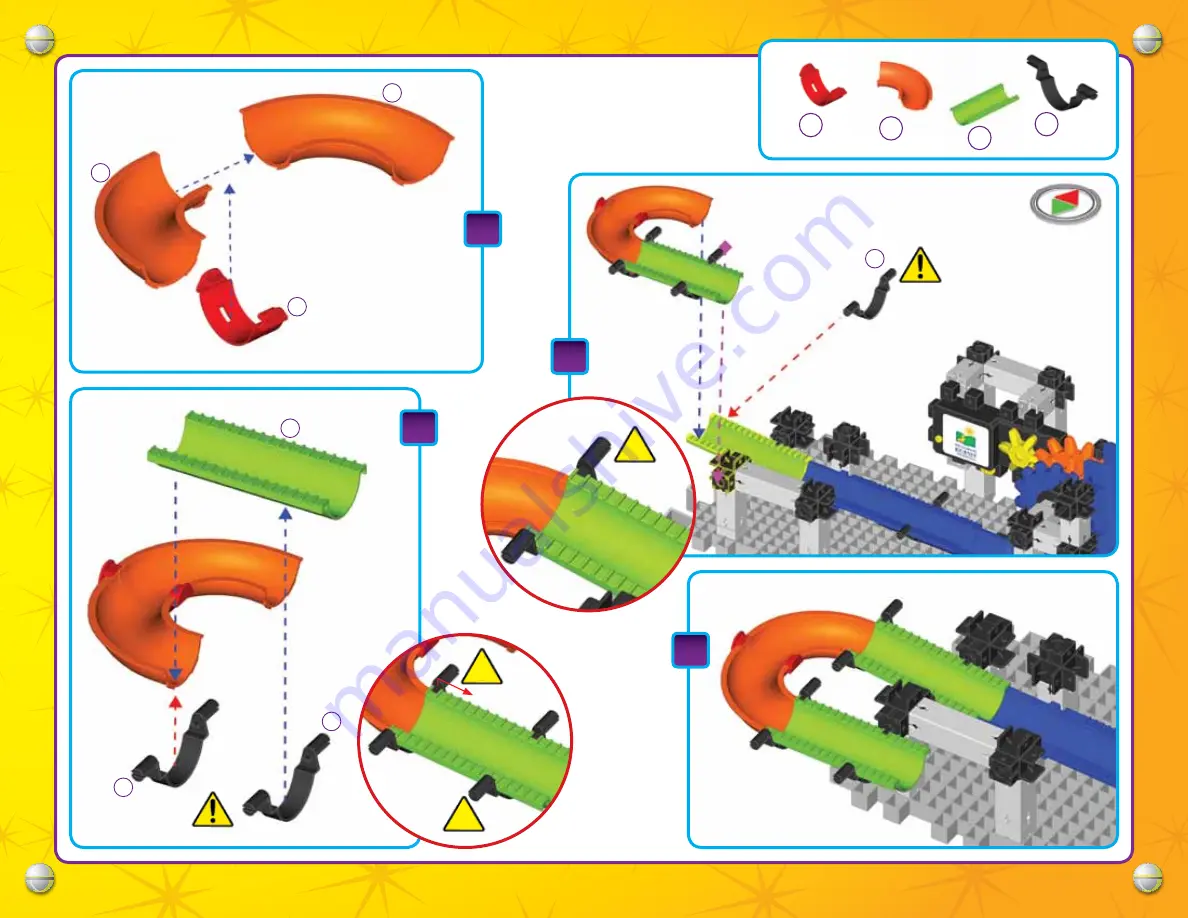 Techno Gears Marble Mania Mine Shaft Instruction Manual Download Page 15