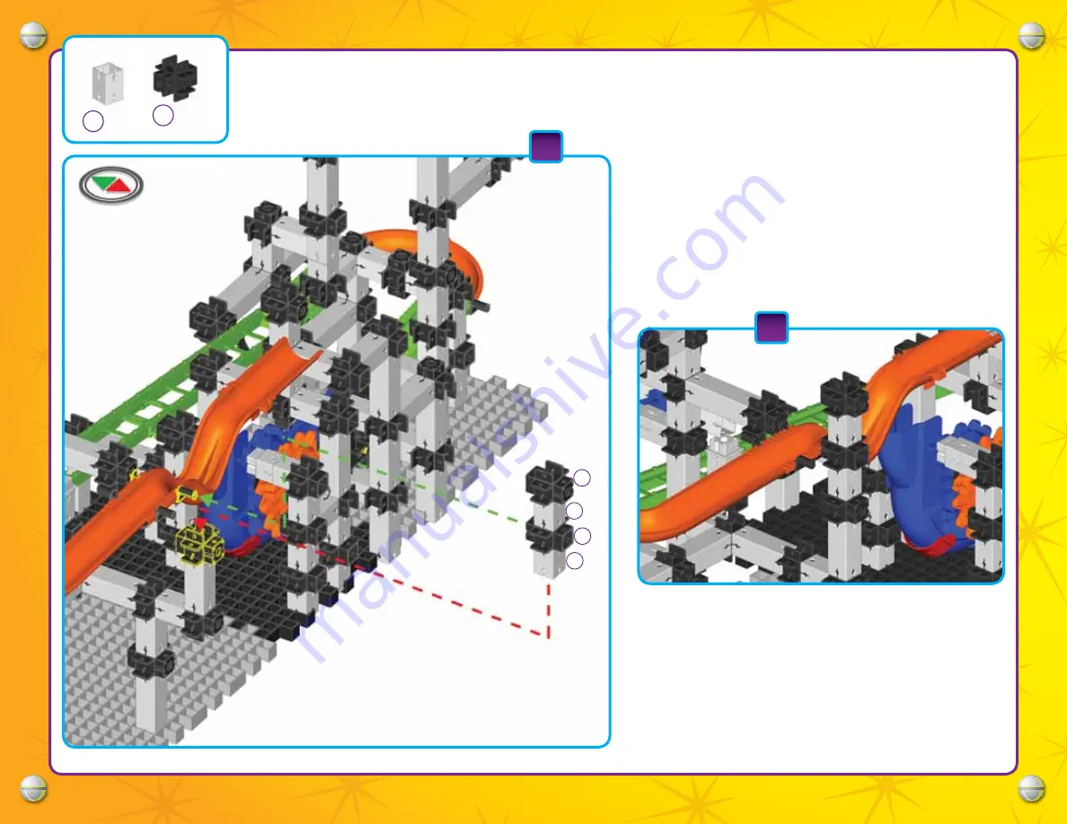 Techno Gears Marble Mania Mine Shaft Instruction Manual Download Page 28