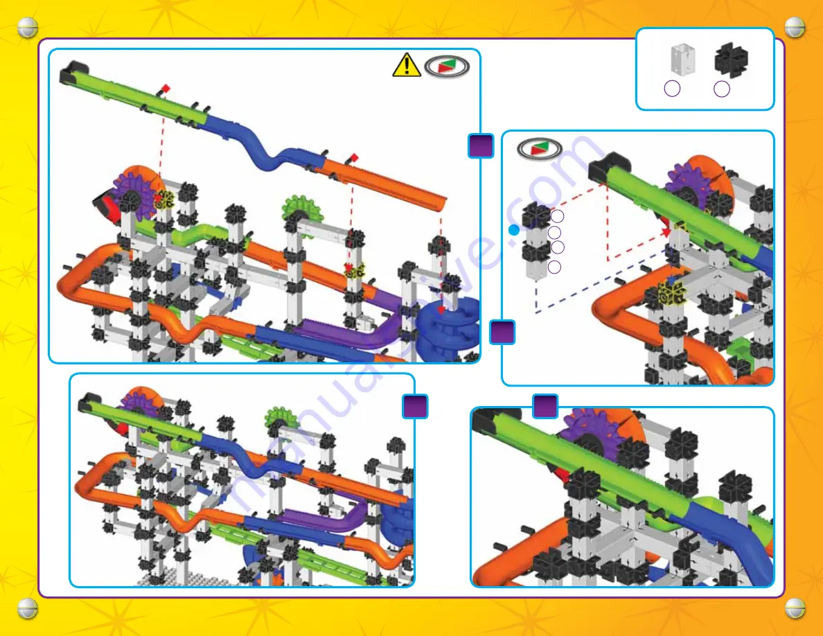 Techno Gears Marble Mania Mine Shaft Instruction Manual Download Page 39