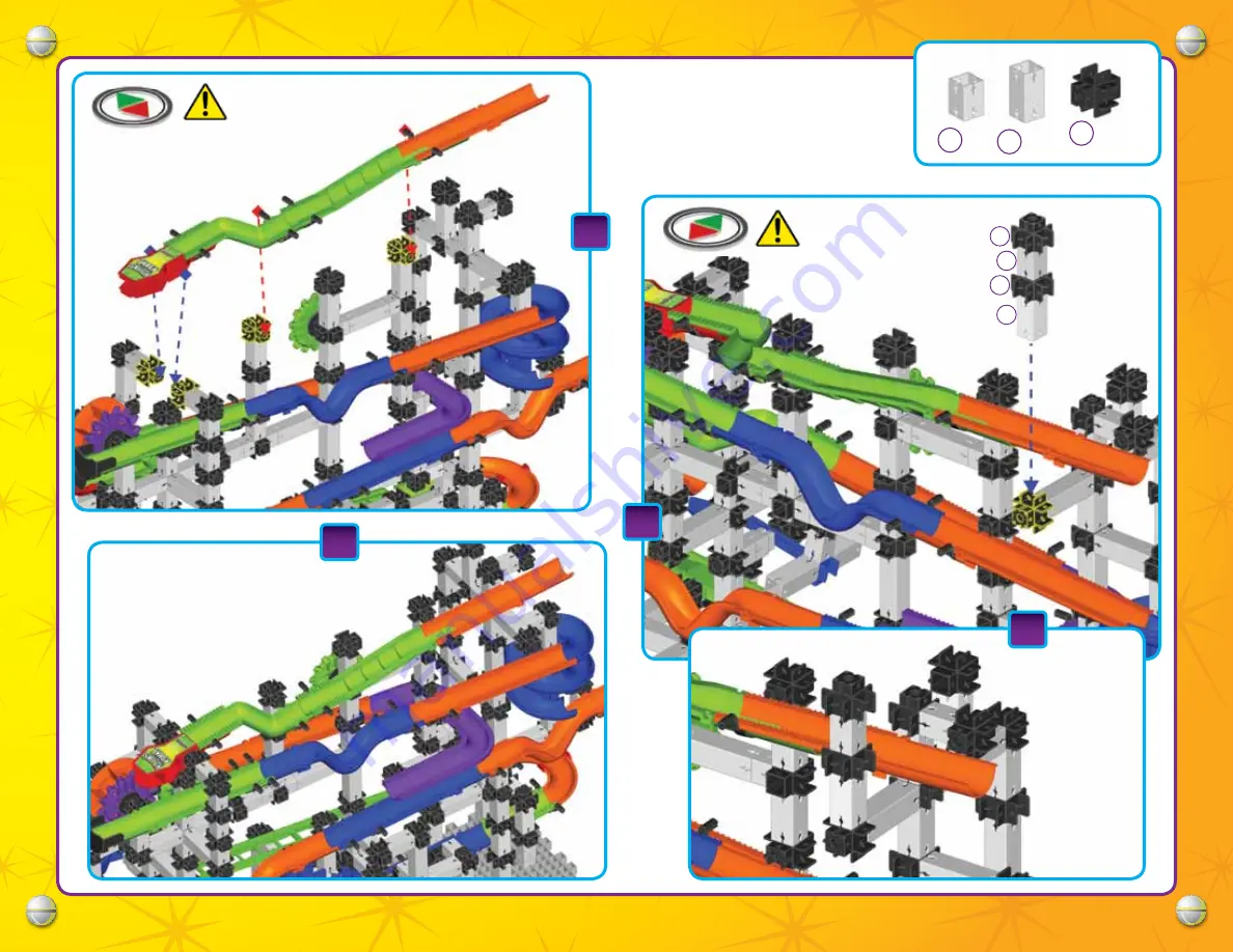 Techno Gears Marble Mania Mine Shaft Instruction Manual Download Page 43