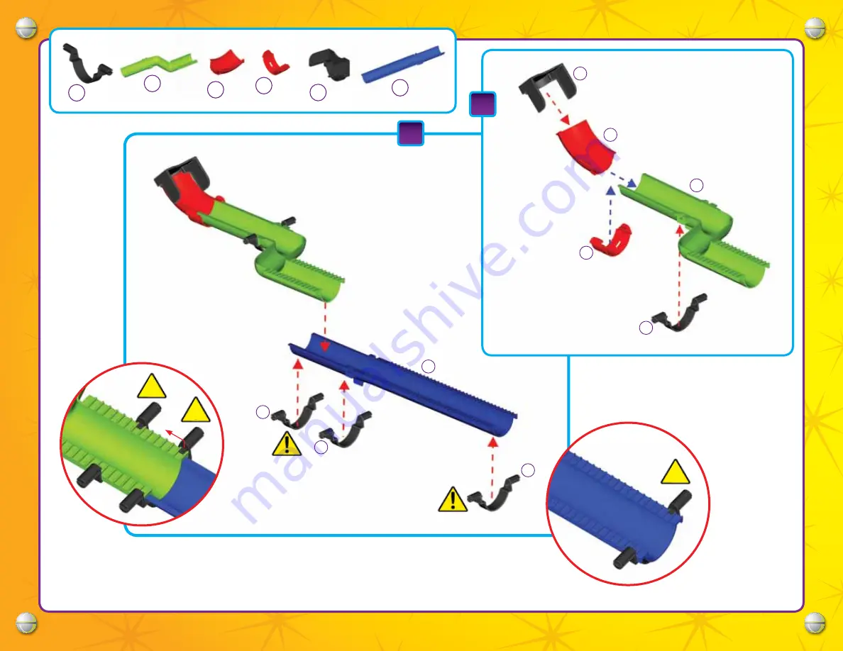 Techno Gears Marble Mania Mine Shaft Instruction Manual Download Page 50