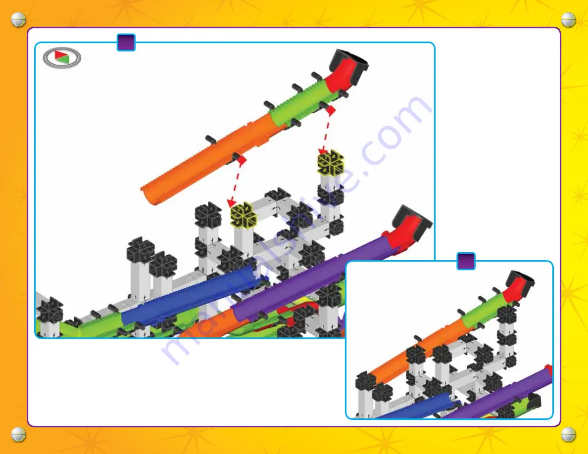 Techno Gears Marble Mania Mine Shaft Instruction Manual Download Page 54