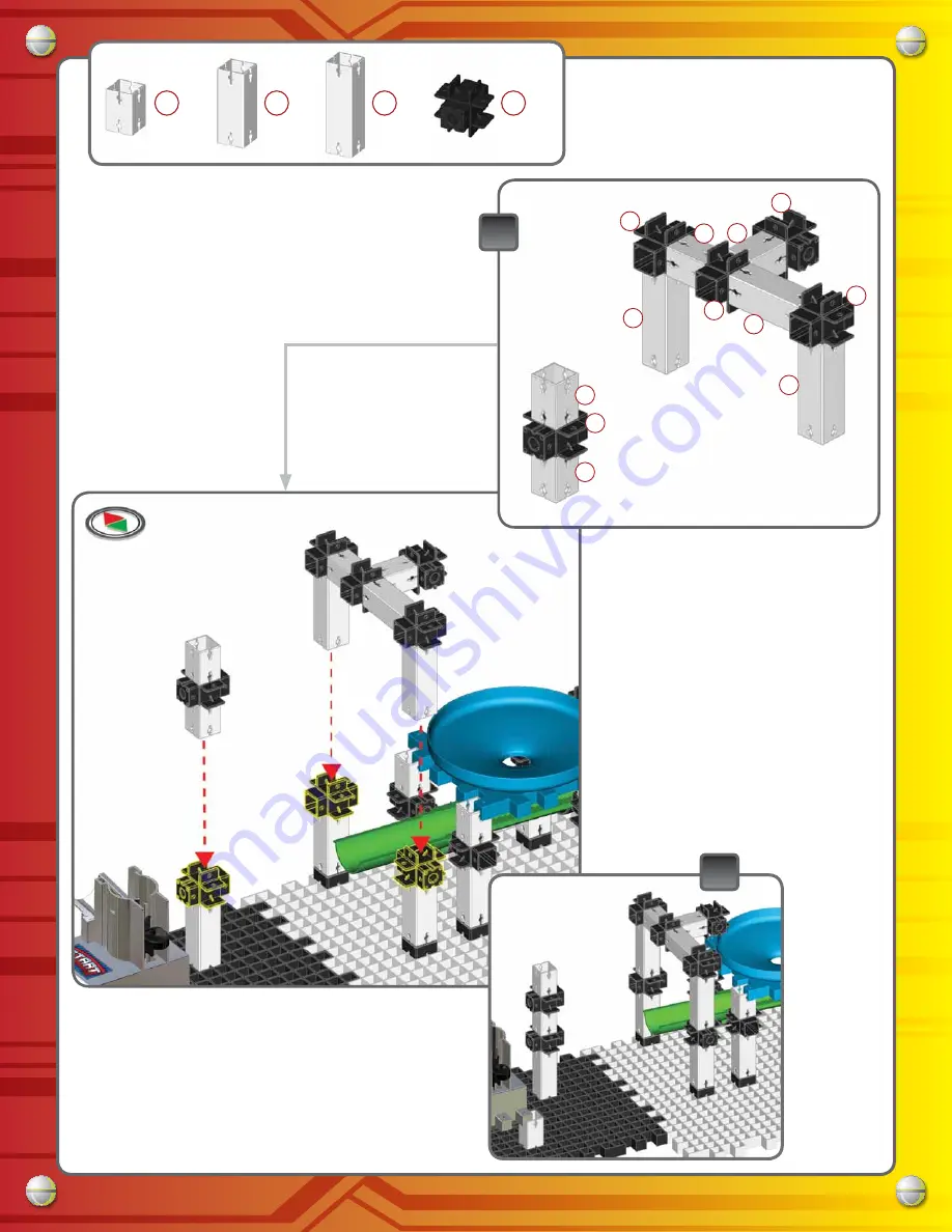 Techno Gears Marble Mania Twin Turbo TRAX Instruction Manual Download Page 14