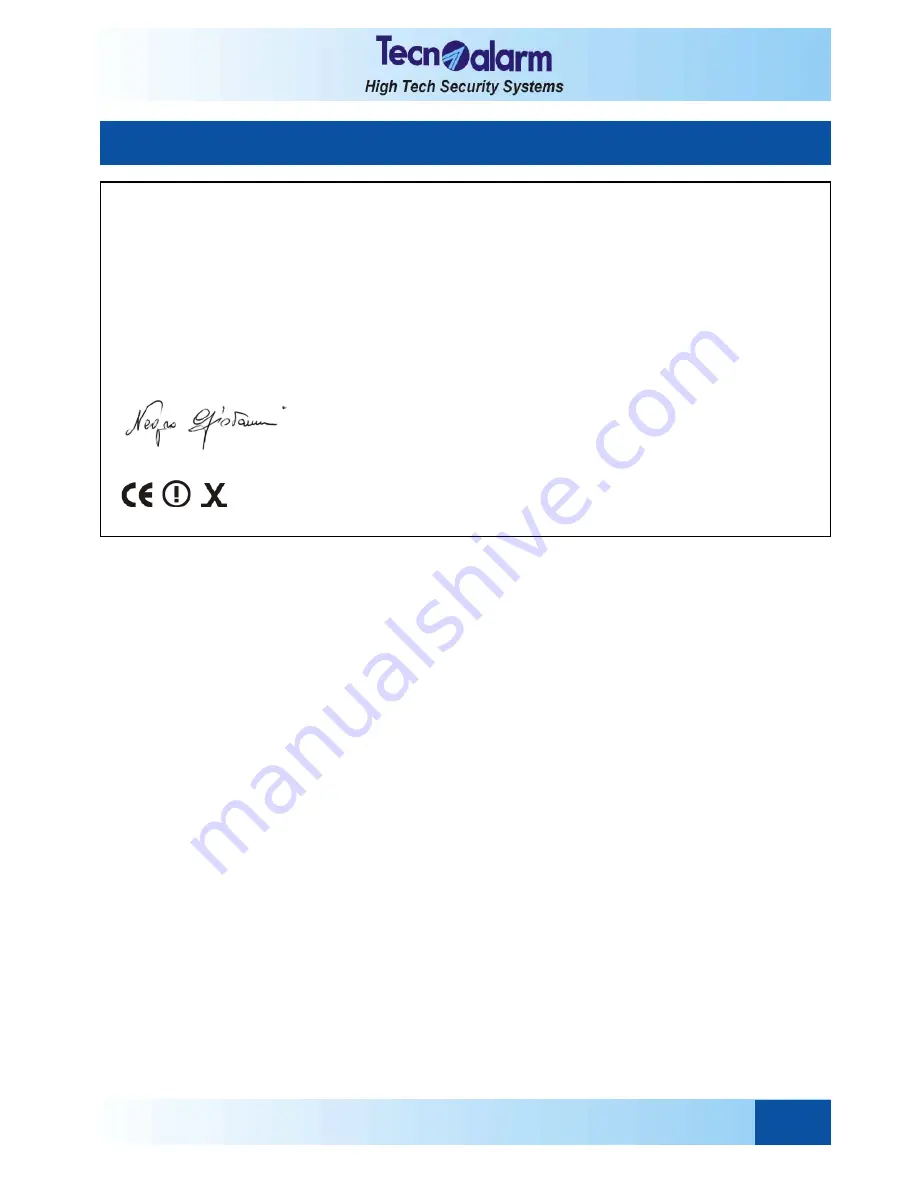 Technoalarm TP4-20 User Manual Download Page 3