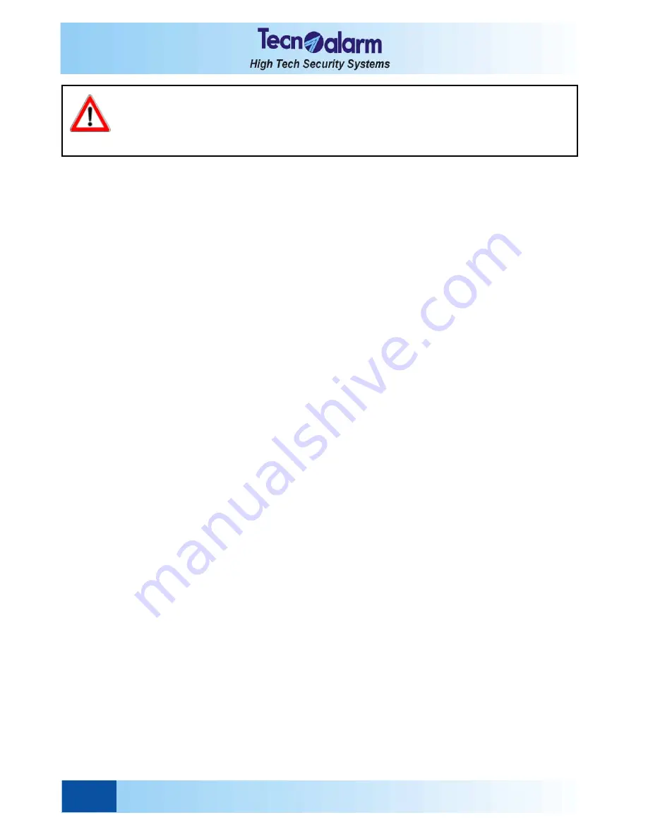 Technoalarm TP4-20 User Manual Download Page 14