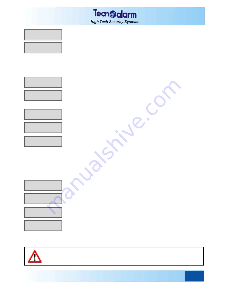 Technoalarm TP4-20 User Manual Download Page 29