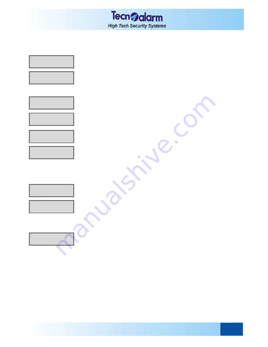 Technoalarm TP4-20 User Manual Download Page 35