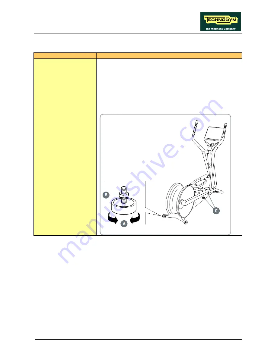 Technogym CROSS PERSONAL Service Maintenance Manual Download Page 103