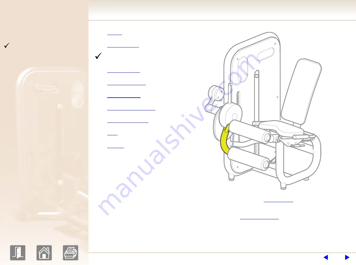 Technogym element leg curl User Manual Download Page 5