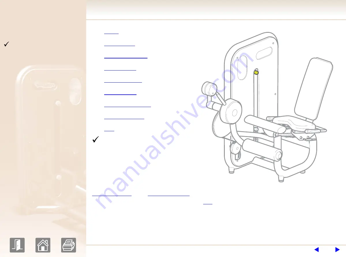 Technogym element leg extension User Manual Download Page 12