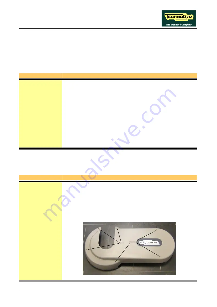 Technogym EXCITE+  VARIO Technical Service Manual Download Page 119