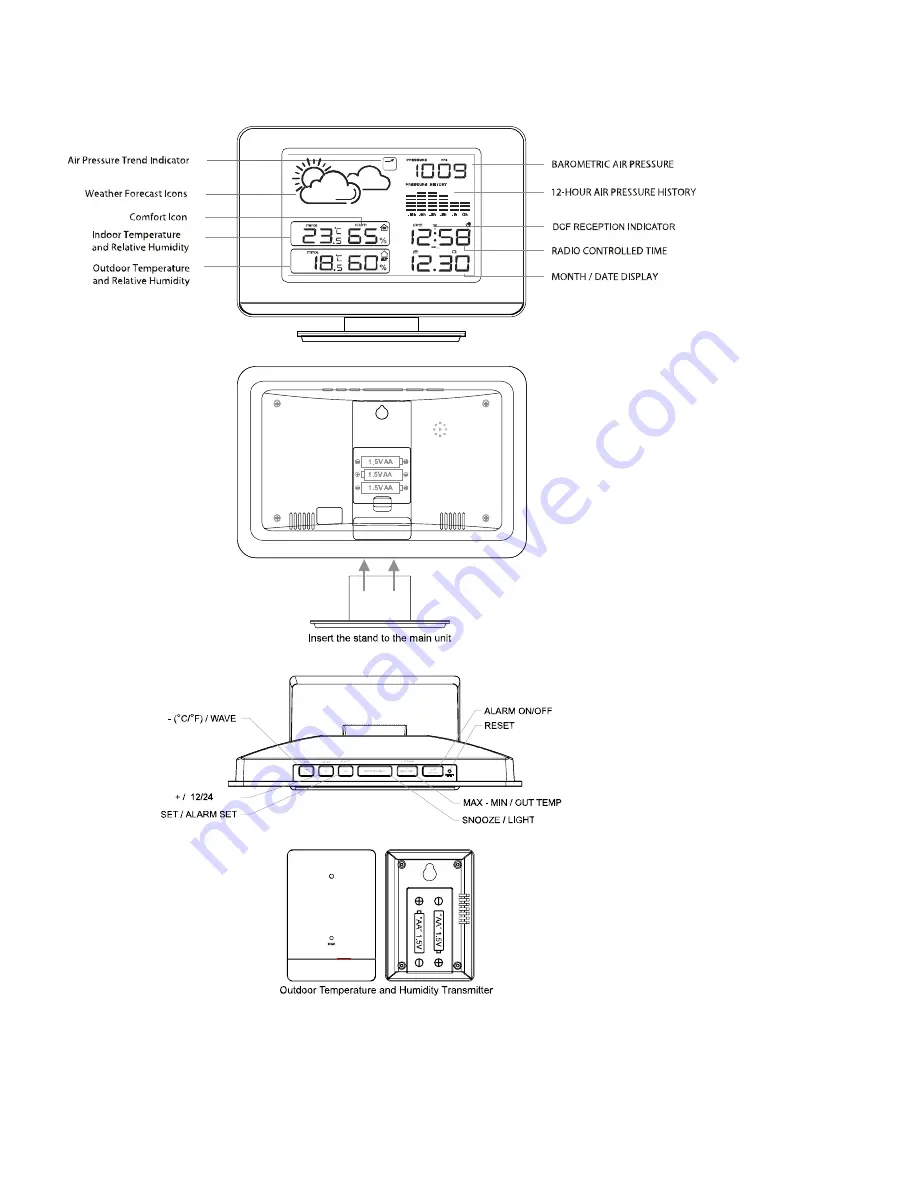 Technoline WS 7019 Скачать руководство пользователя страница 1