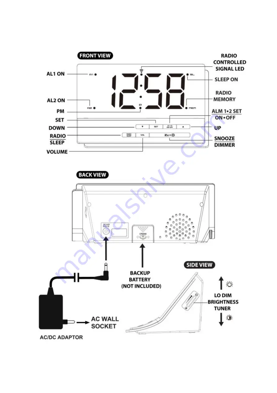 Technoline WT 482 Скачать руководство пользователя страница 1