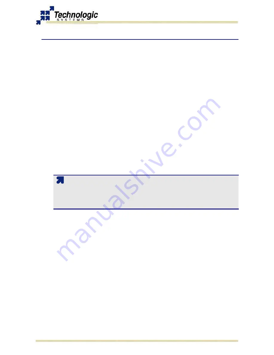 Technologic Systems TS-7300 Manual Download Page 9