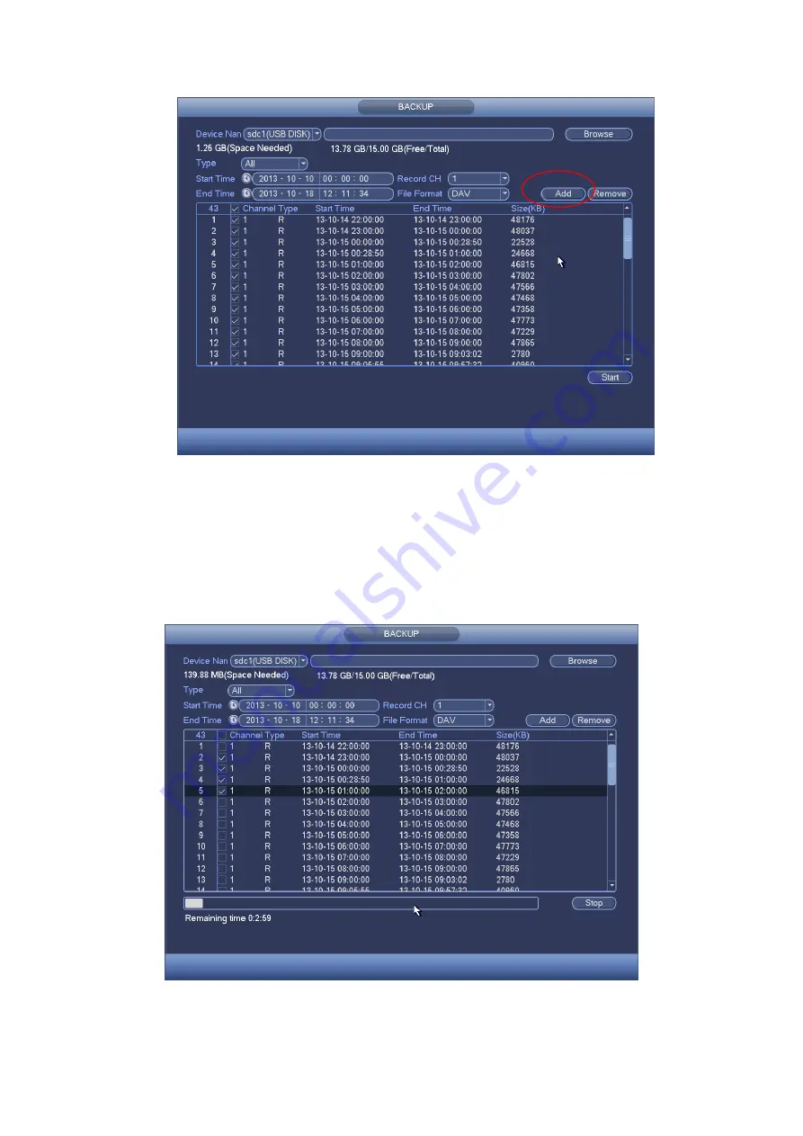 Techpro TRIDVR-EL8C User Manual Download Page 62