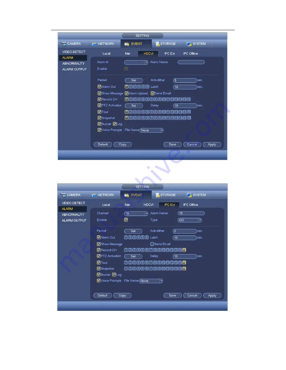 Techpro TRIDVR-ELE32 User Manual Download Page 135