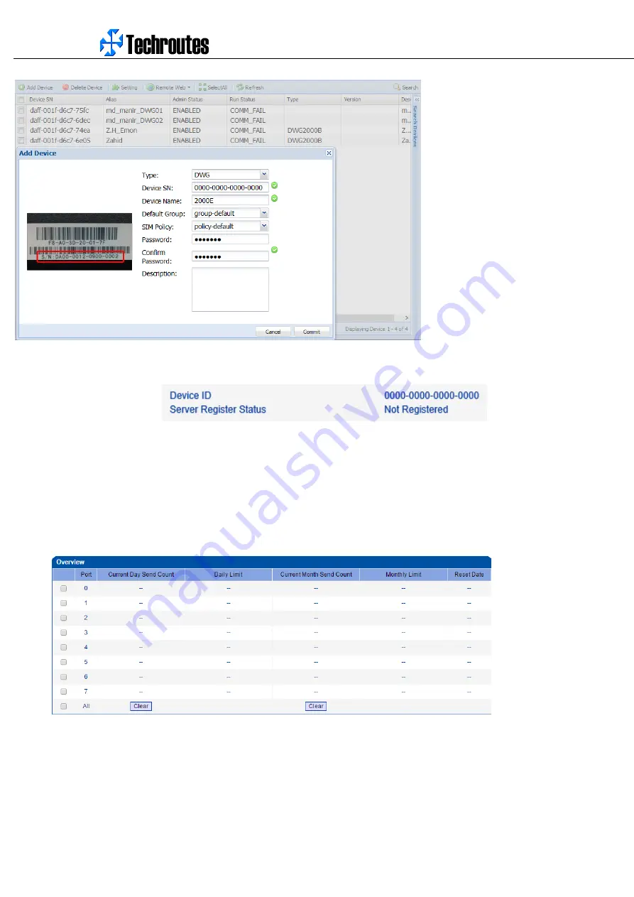 Techroutes WG3100 Series Скачать руководство пользователя страница 45