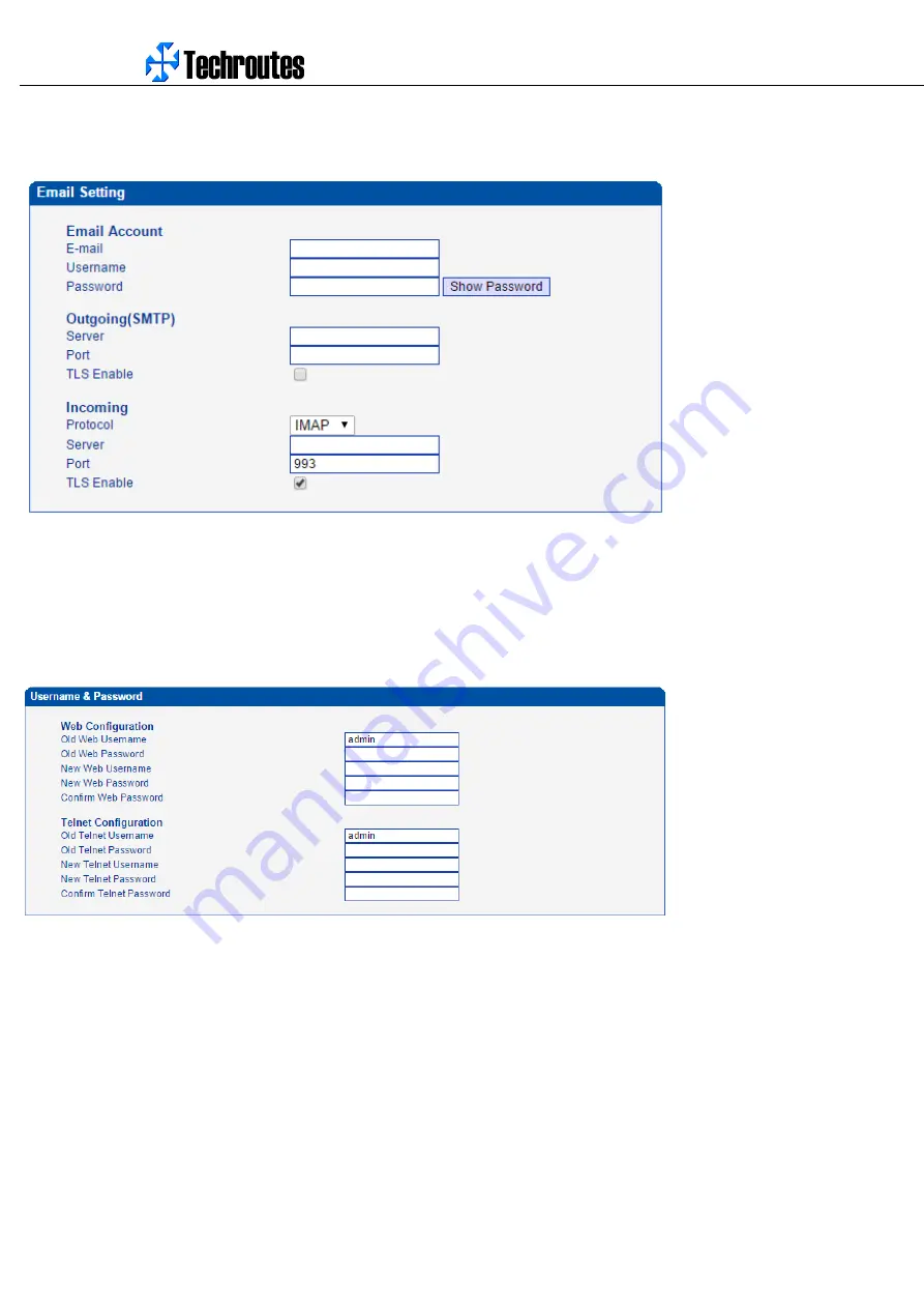 Techroutes WG3100 Series User Manual Download Page 101