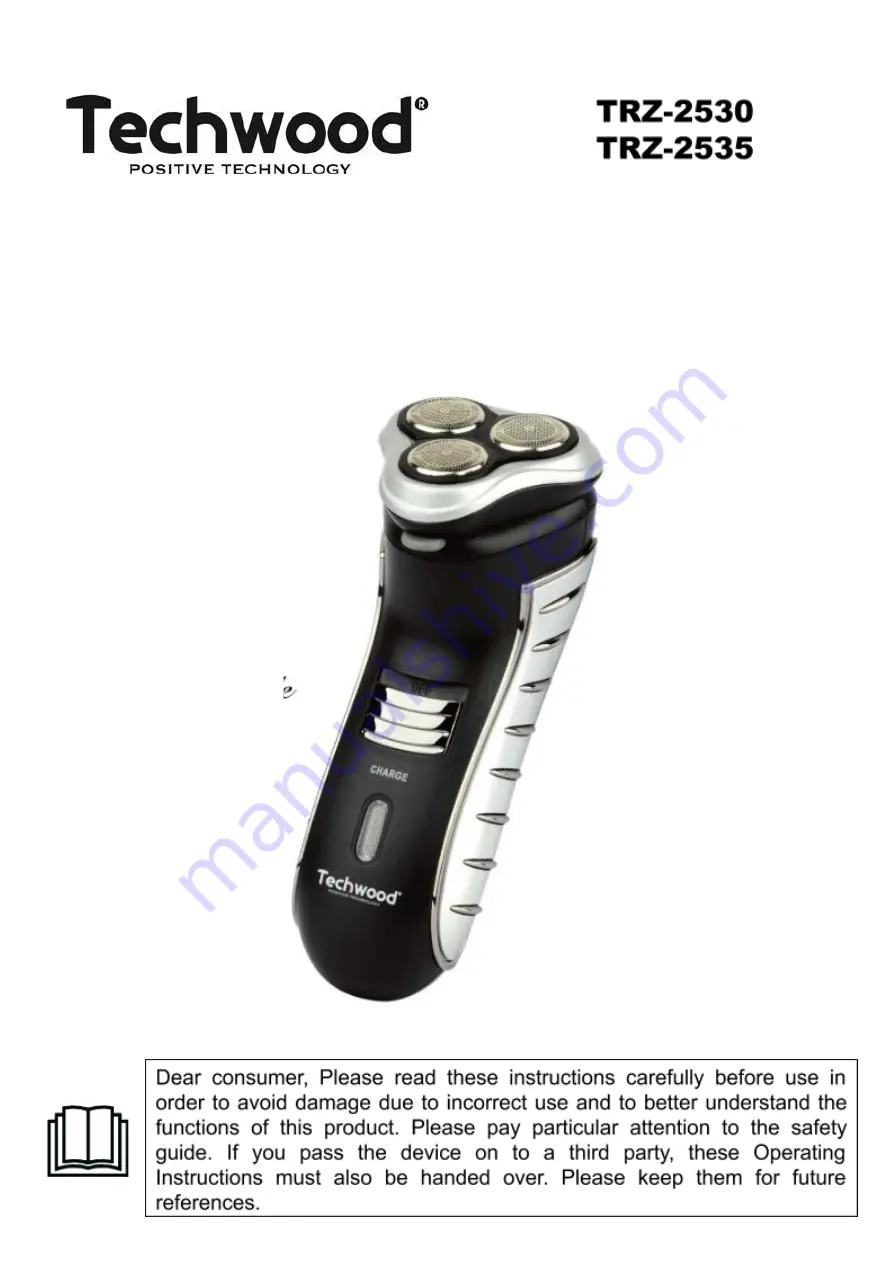 TECHWOOD Beauty for Men TCO-2530 Instruction Manual Download Page 14