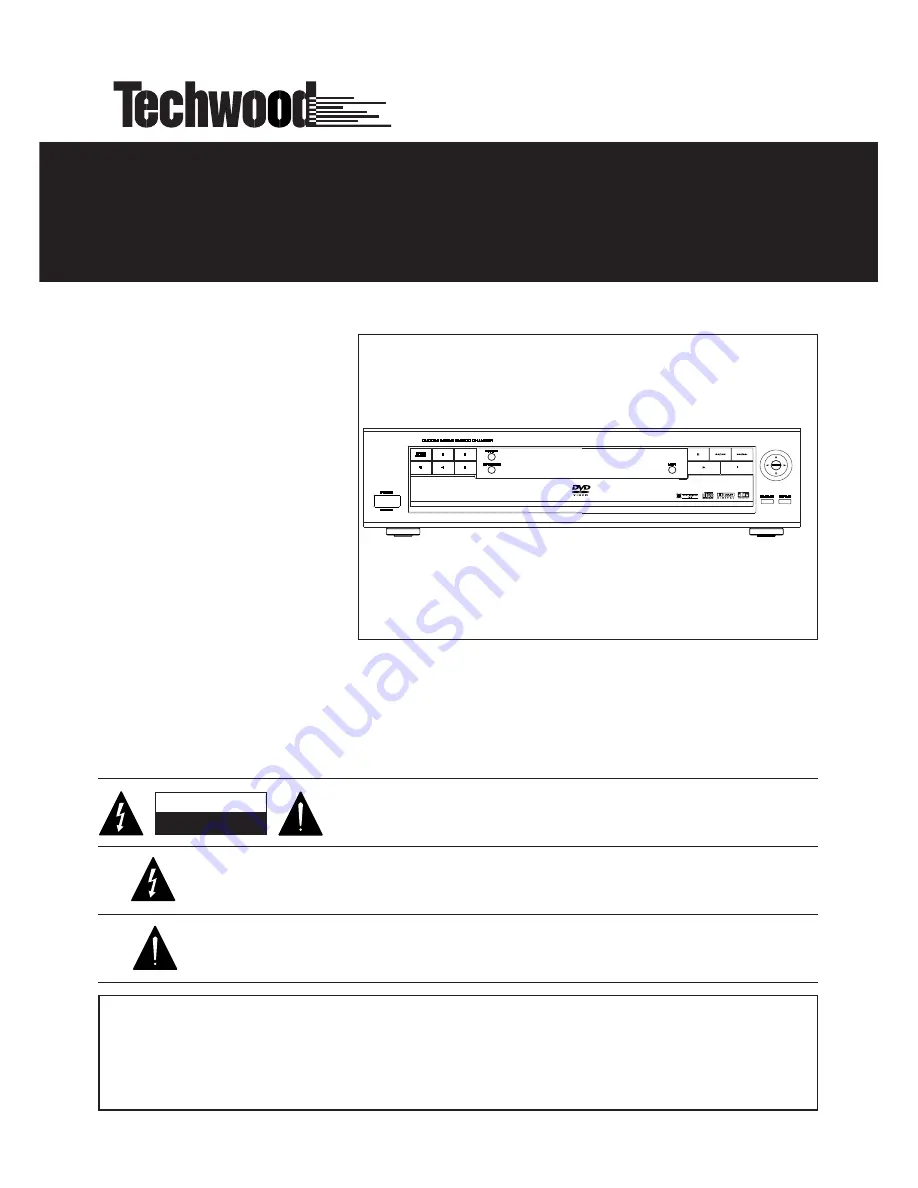 TECHWOOD DVDC96 Owner'S Manual Download Page 1