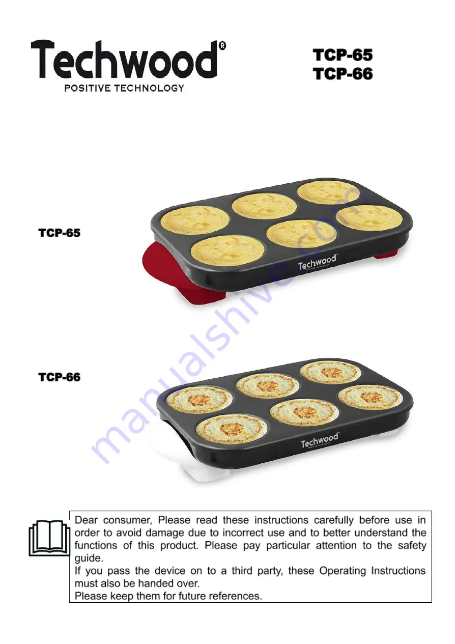 TECHWOOD TCP-65 Instruction Manual Download Page 1