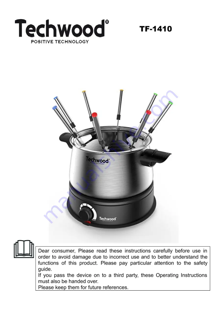 TECHWOOD TF-1415 Instruction Manual Download Page 1