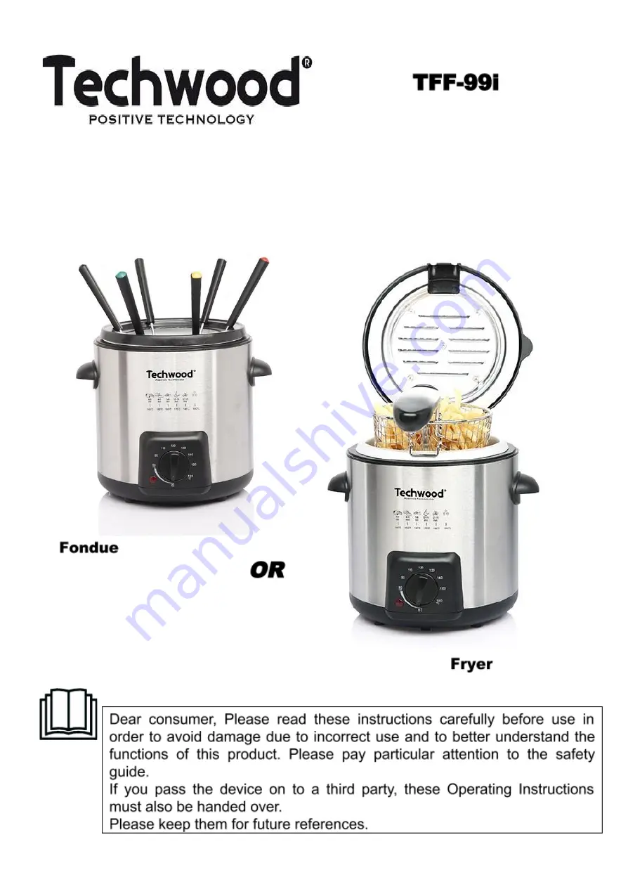 TECHWOOD TFF-99i Instruction Manual Download Page 1