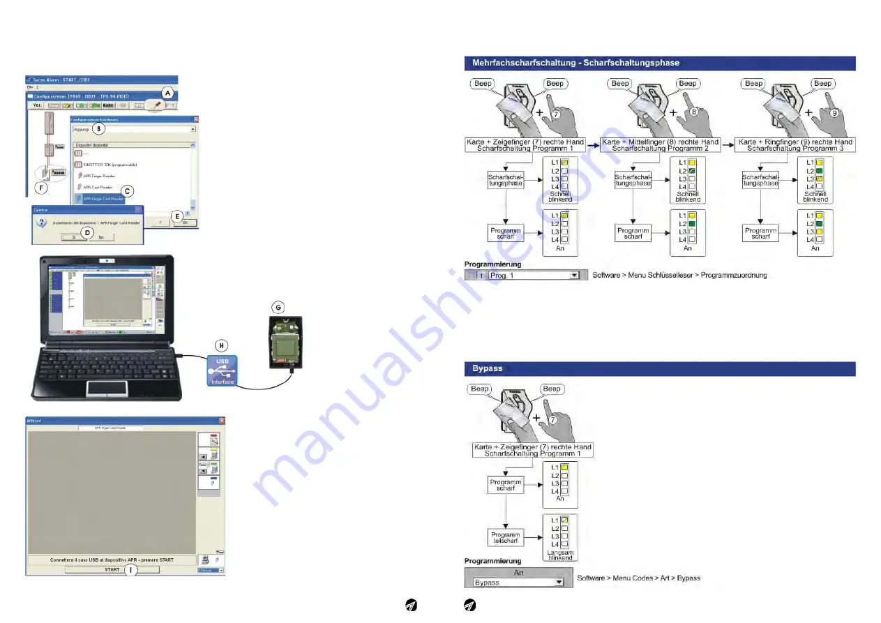 Tecnoalarm APR FINGER-CARD Manual Download Page 14