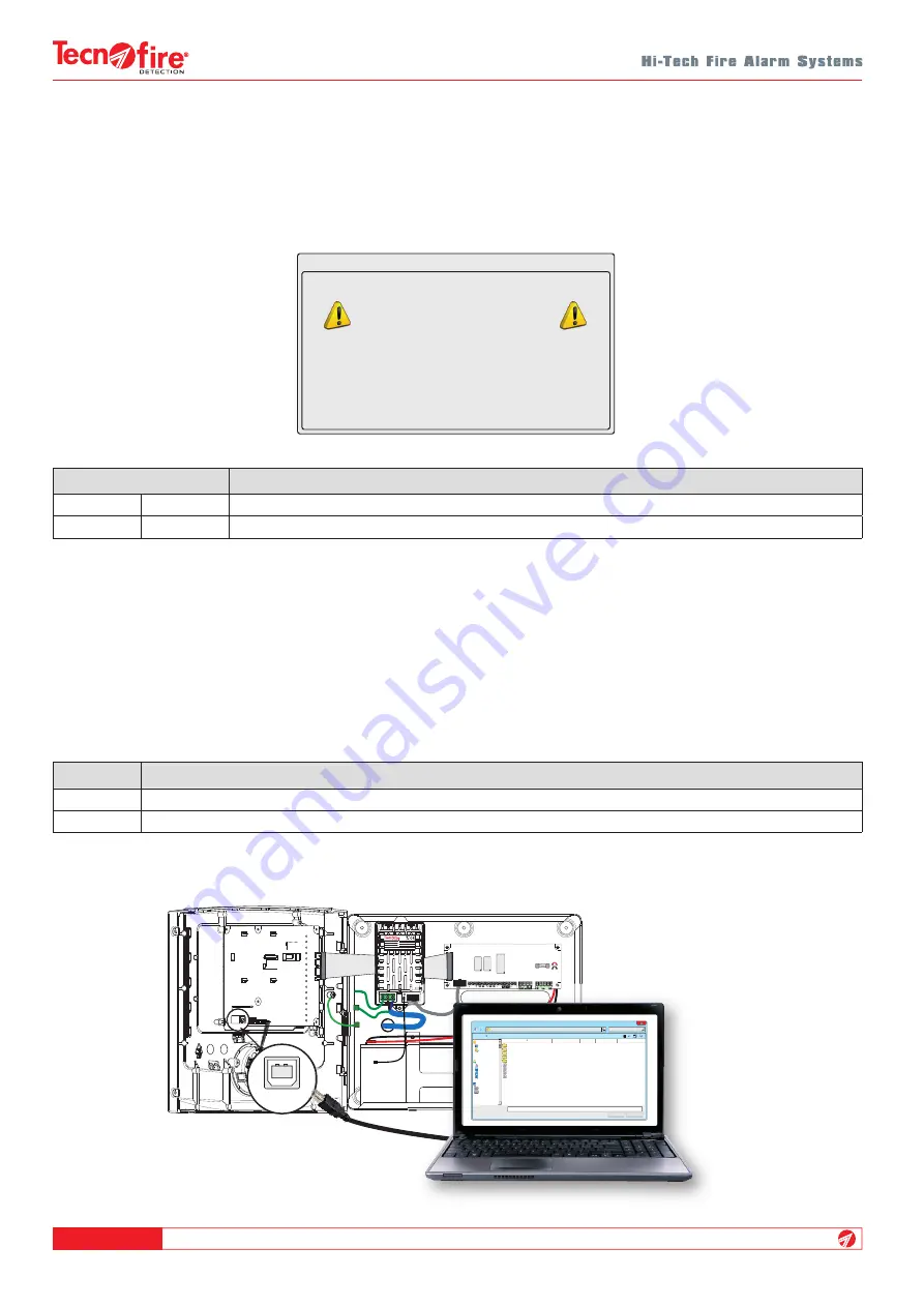 Tecnoalarm Tecnofire TF-A1-298-DE Скачать руководство пользователя страница 44