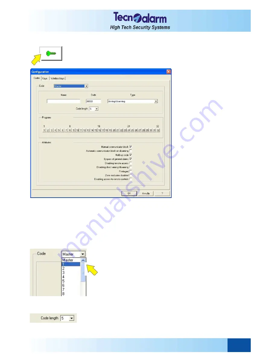 Tecnoalarm TP16-256 Installer Manual Download Page 127