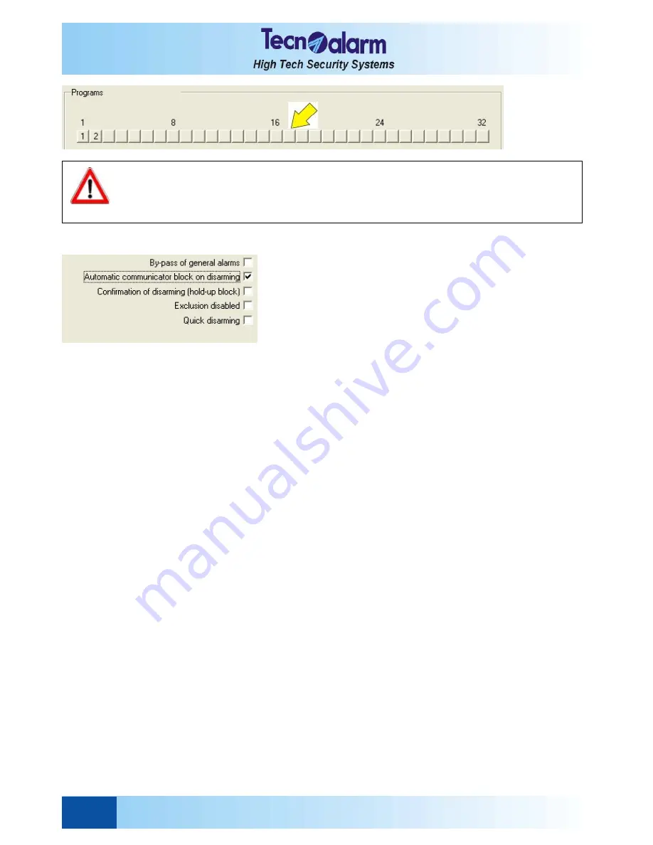 Tecnoalarm TP16-256 Installer Manual Download Page 130