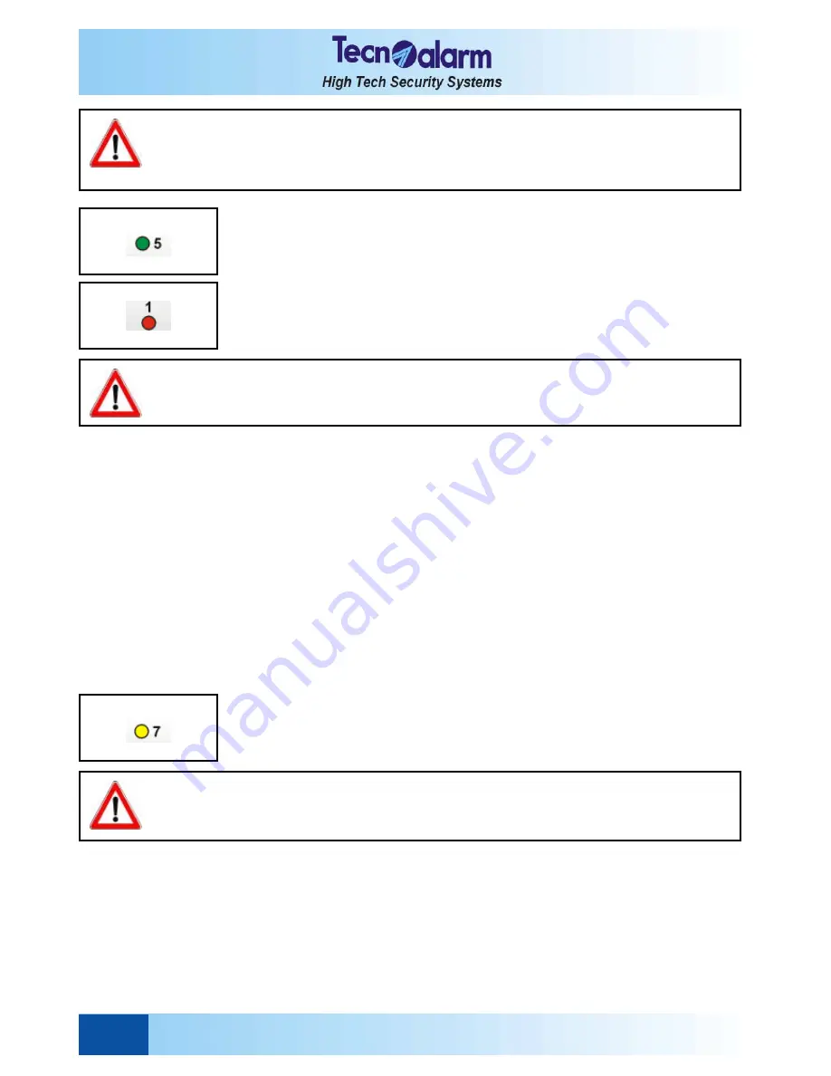 Tecnoalarm TP16-256 Installer Manual Download Page 206