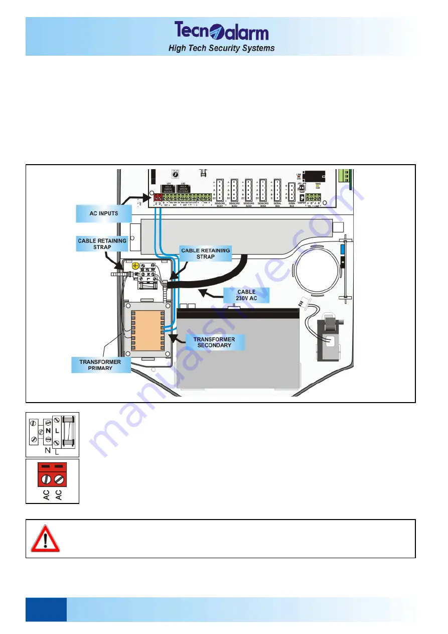 Tecnoalarm TP8-64 BUS Installer Manual Download Page 22