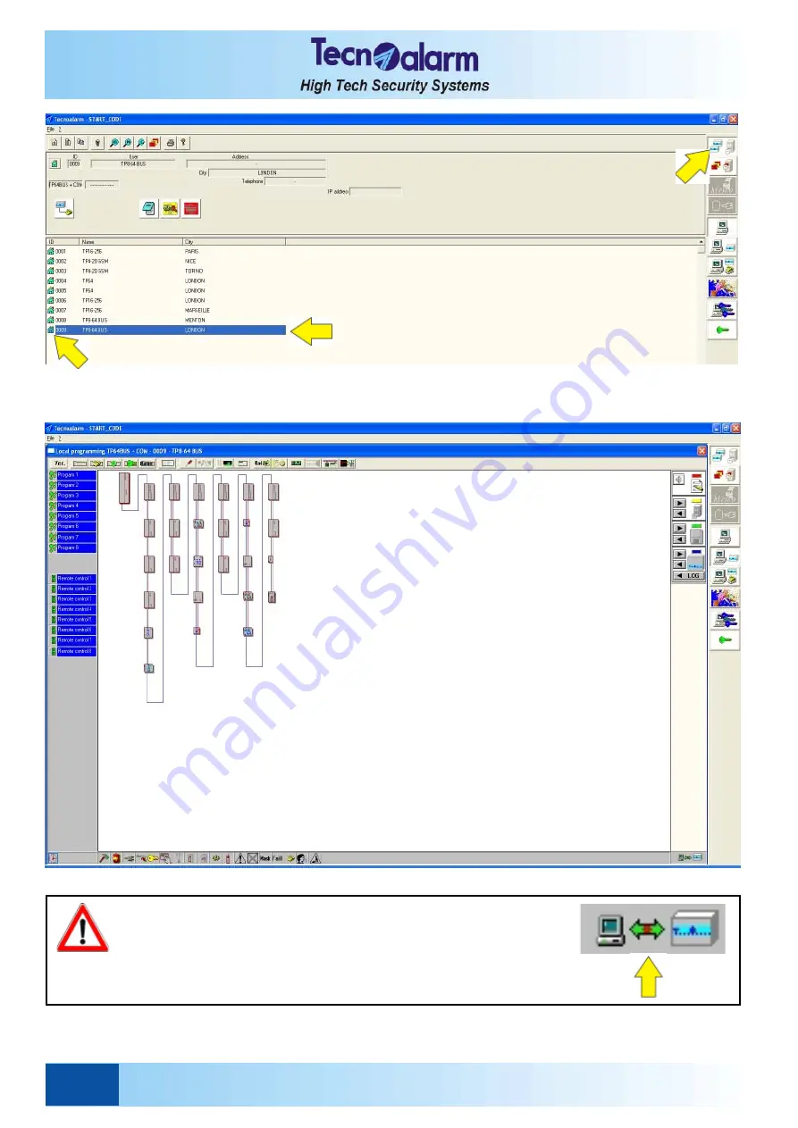 Tecnoalarm TP8-64 BUS Installer Manual Download Page 134