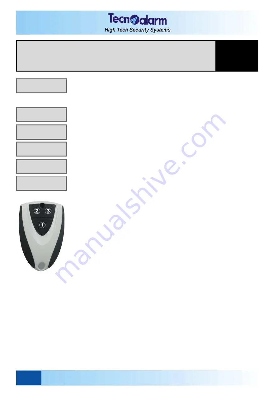 Tecnoalarm TP8-64 BUS Installer Manual Download Page 158