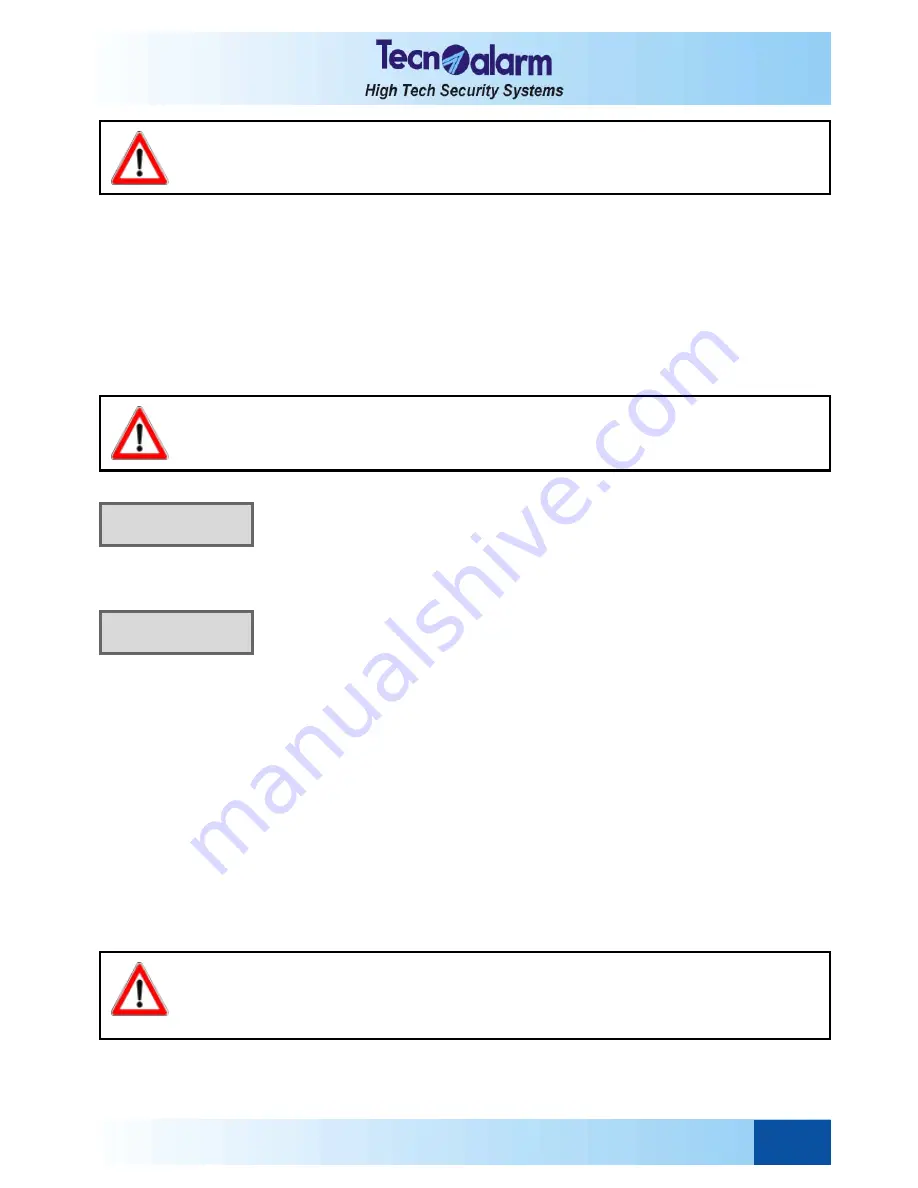 Tecnoalarm TP8-64 User Manual Download Page 49