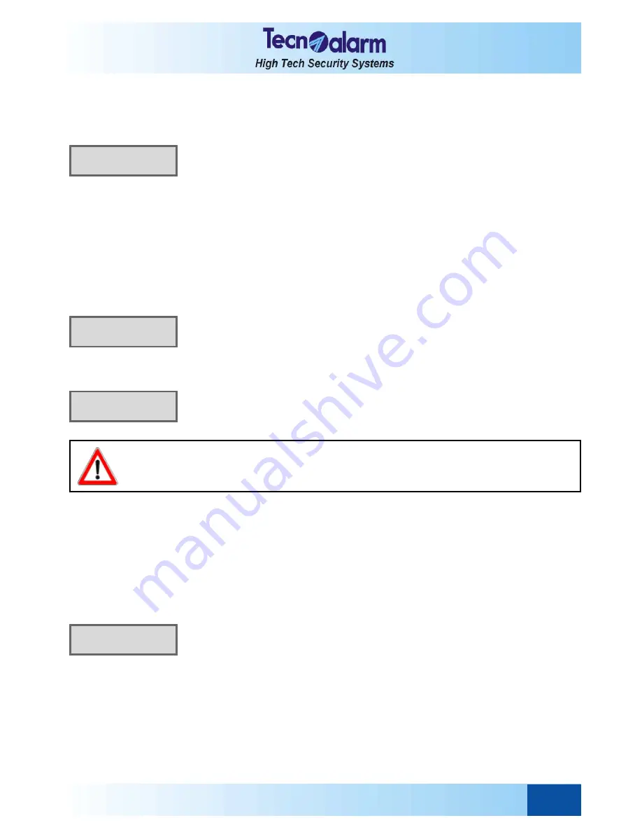 Tecnoalarm TP8-64 User Manual Download Page 51