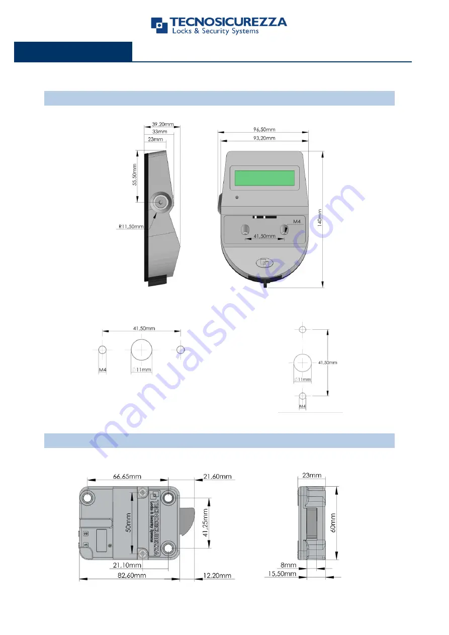 Tecnosicurezza MiniTech T52 Series Installation Instructions Manual Download Page 6