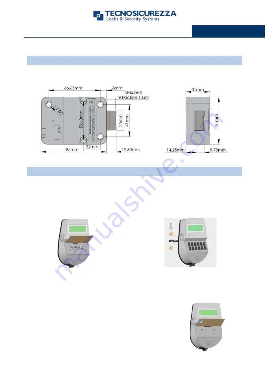 Tecnosicurezza MiniTech T52 Series Скачать руководство пользователя страница 9