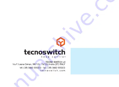 tecnoswitch CR035VB Скачать руководство пользователя страница 63