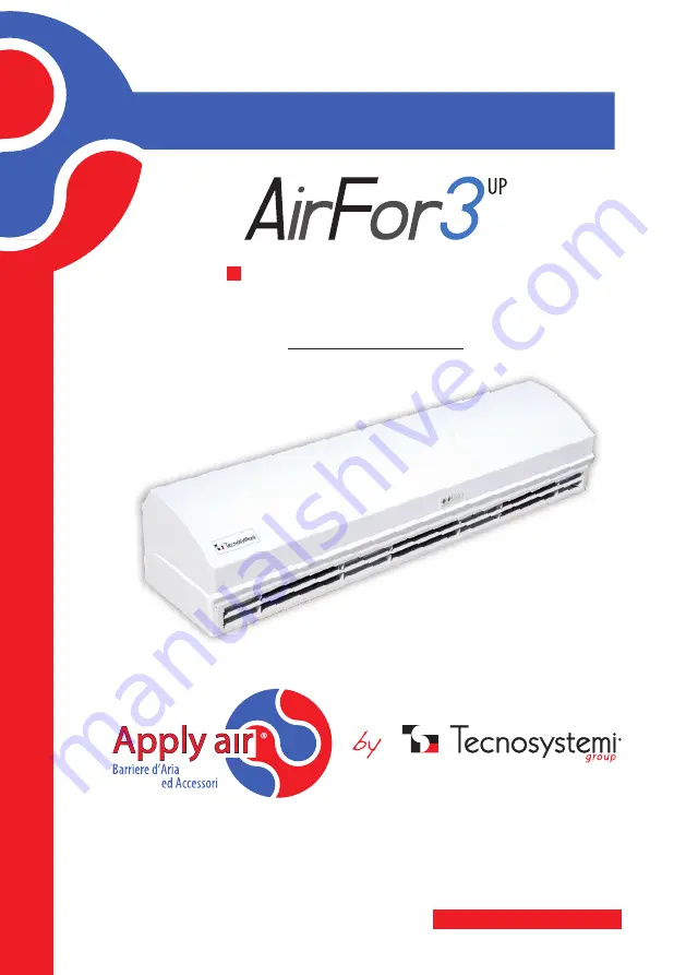 Tecnosystemi Apply Air AirFor 3Up Скачать руководство пользователя страница 1