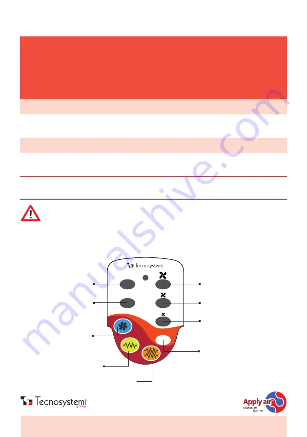 Tecnosystemi Apply air AirFor3 FRONT User Manual Download Page 5