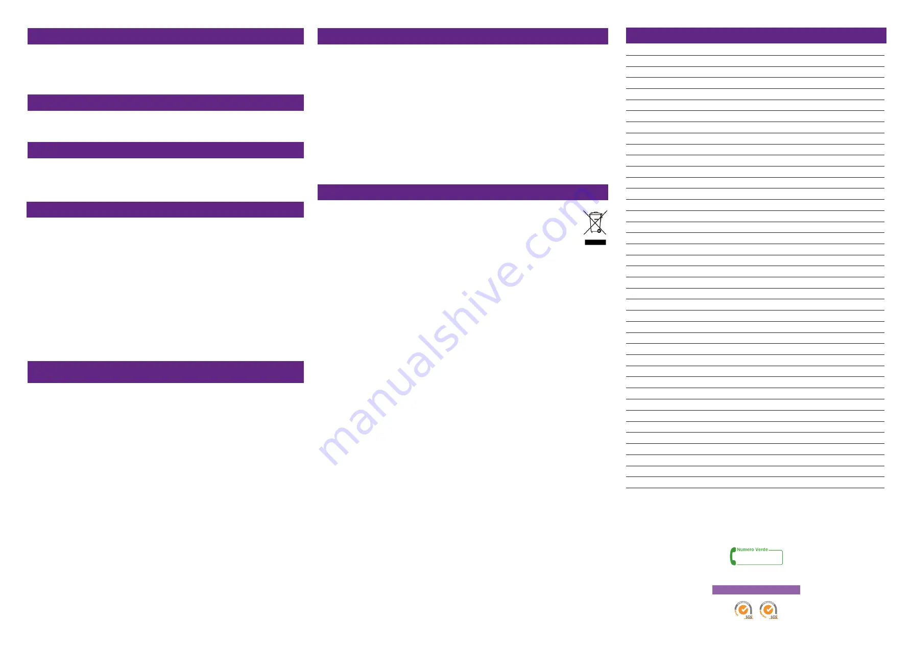 Tecnosystemi Galaxy Proair GAZ100001 Manual Download Page 2