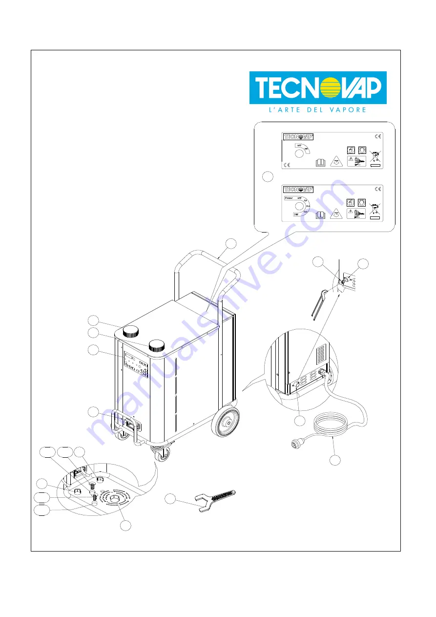 TECNOVAP Steam Box Professional User Manual Download Page 12