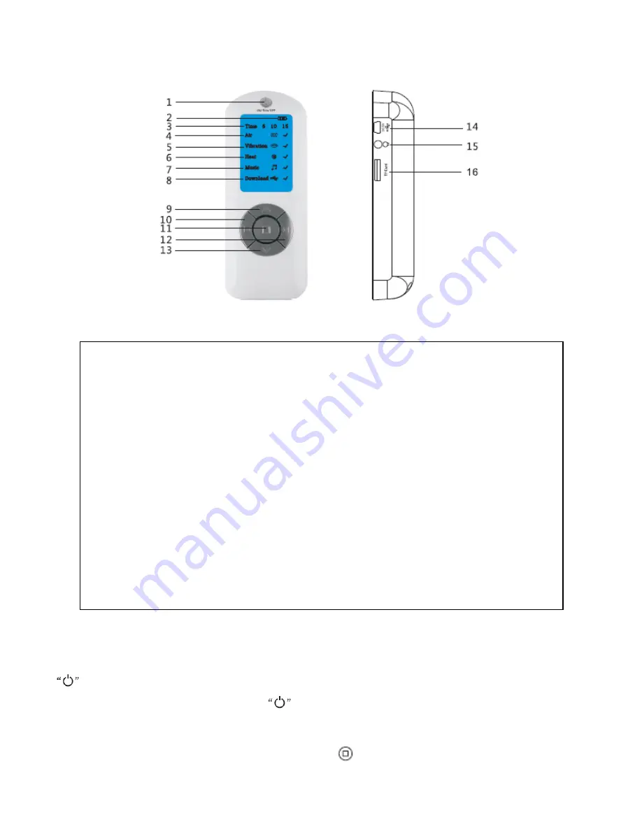 Tecnovita YM-851 AURA Instructions For Use And Warranty Download Page 16