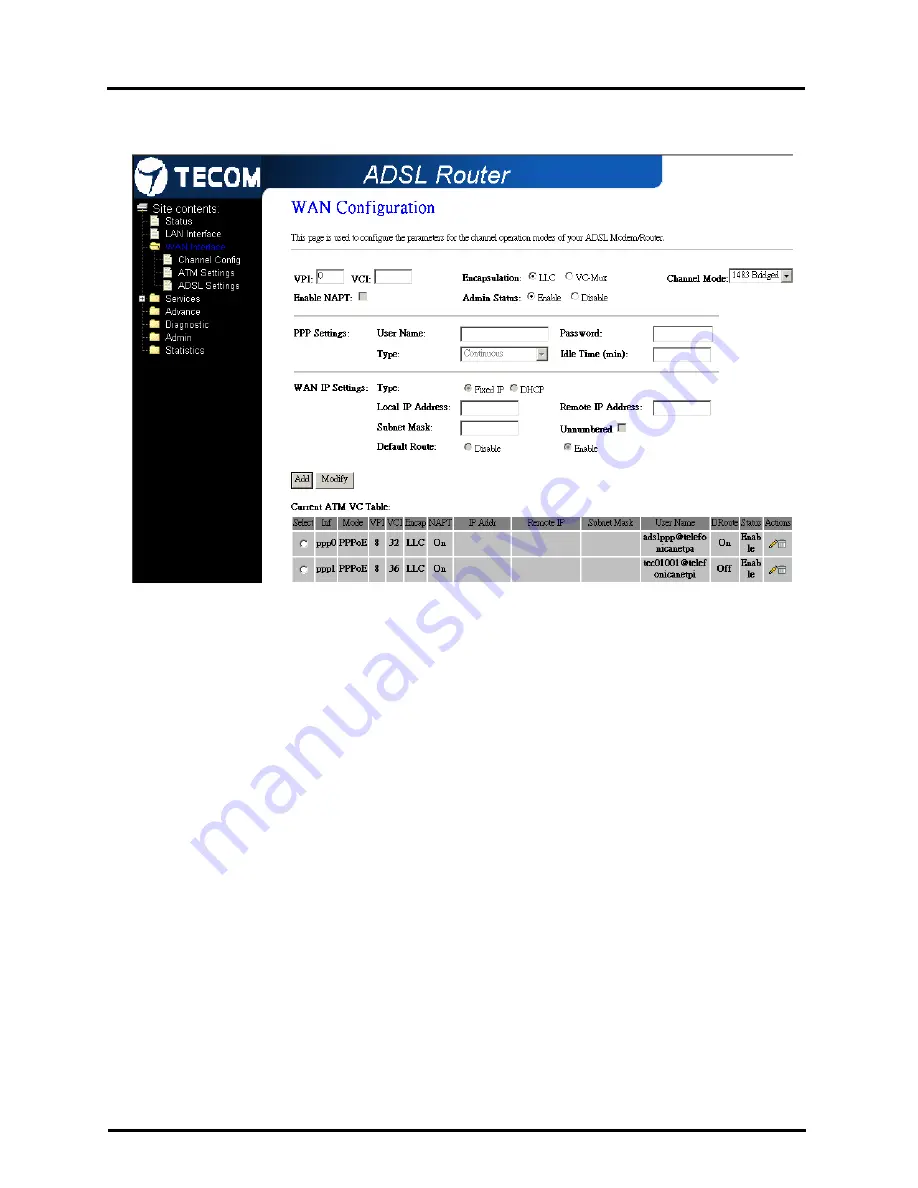 TECOM AR1061 Скачать руководство пользователя страница 13