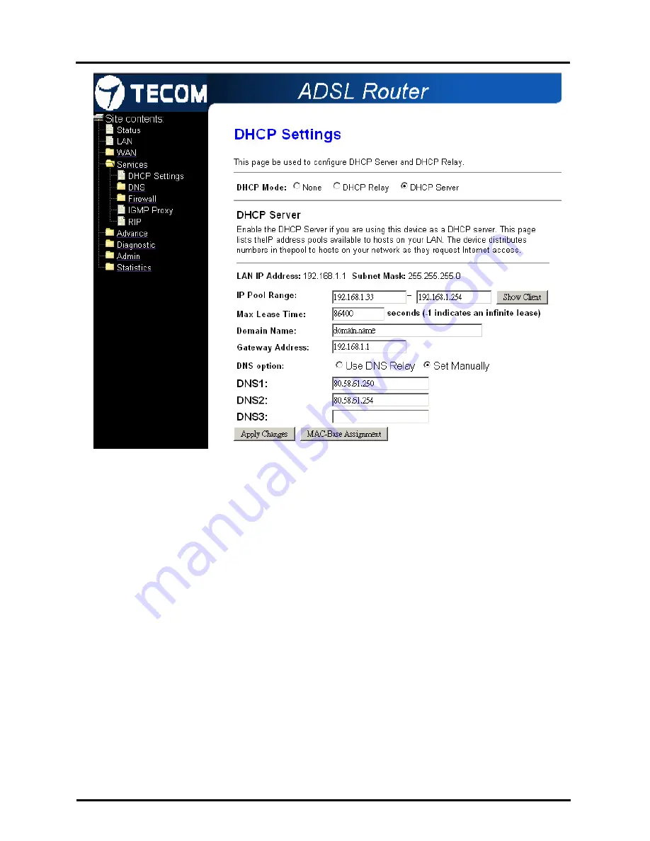 TECOM AR1061 User Manual Download Page 17