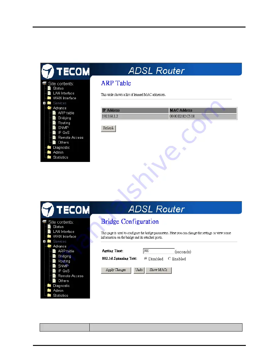 TECOM AR1061 User Manual Download Page 31